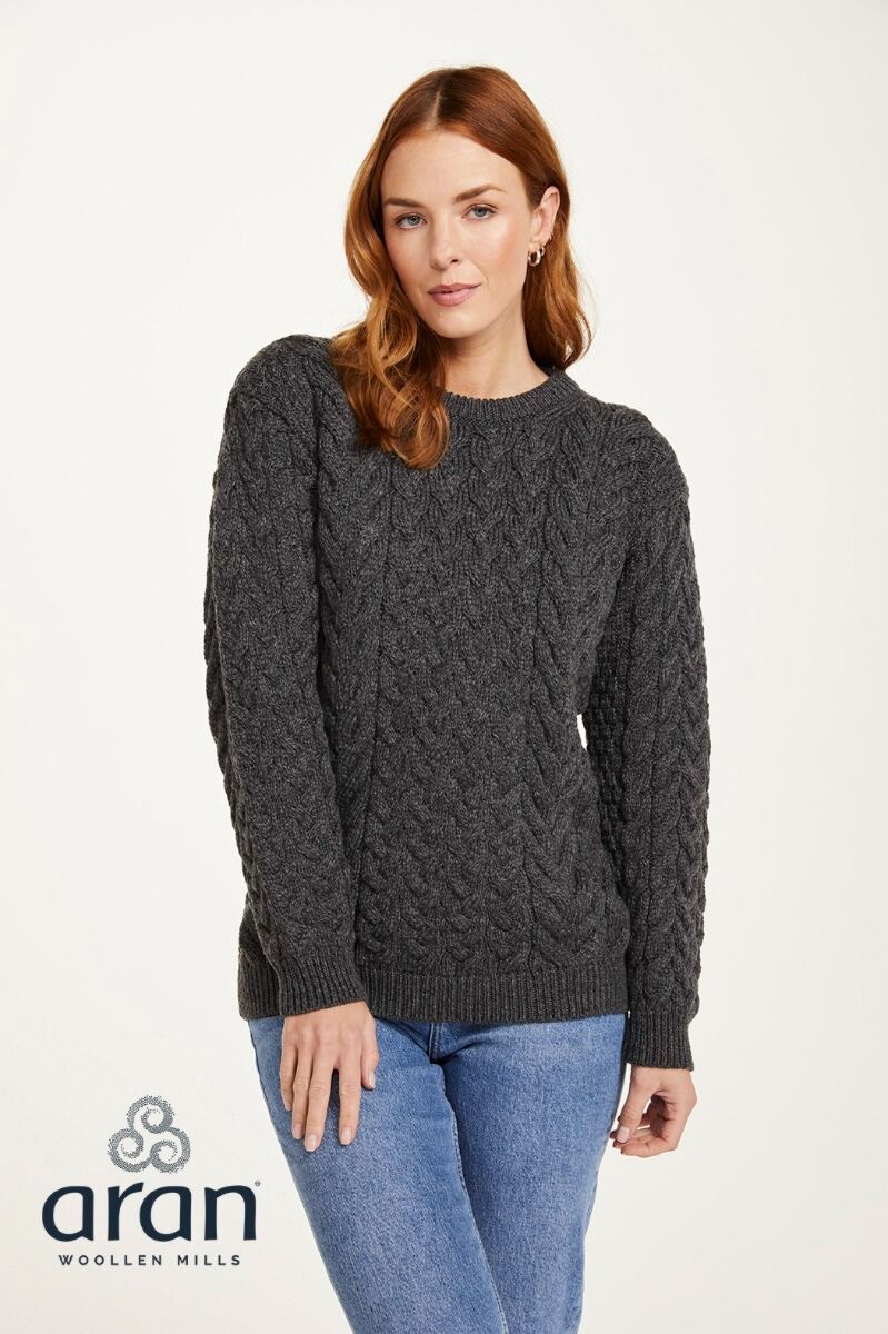Super Soft Merino Wool Sweater Charcoal