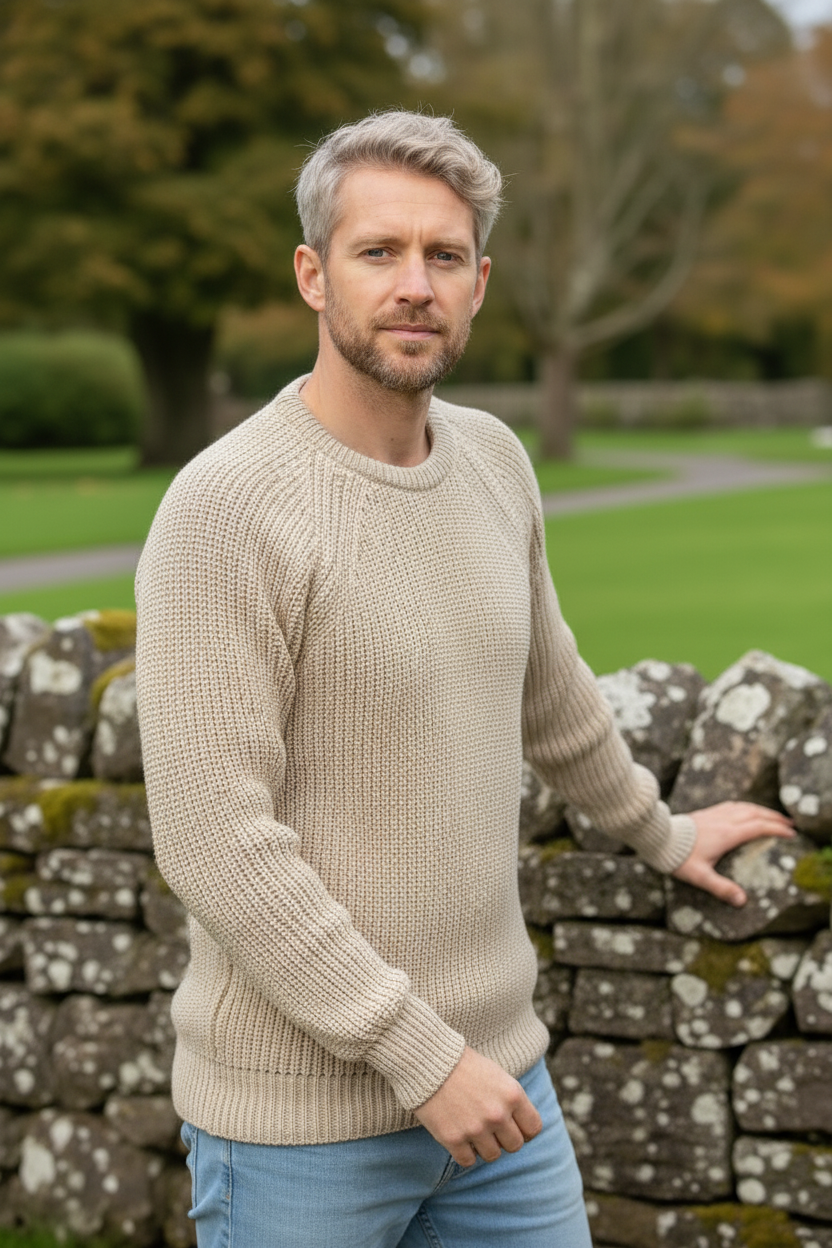 Fisherman Rib Sweater Parsnip