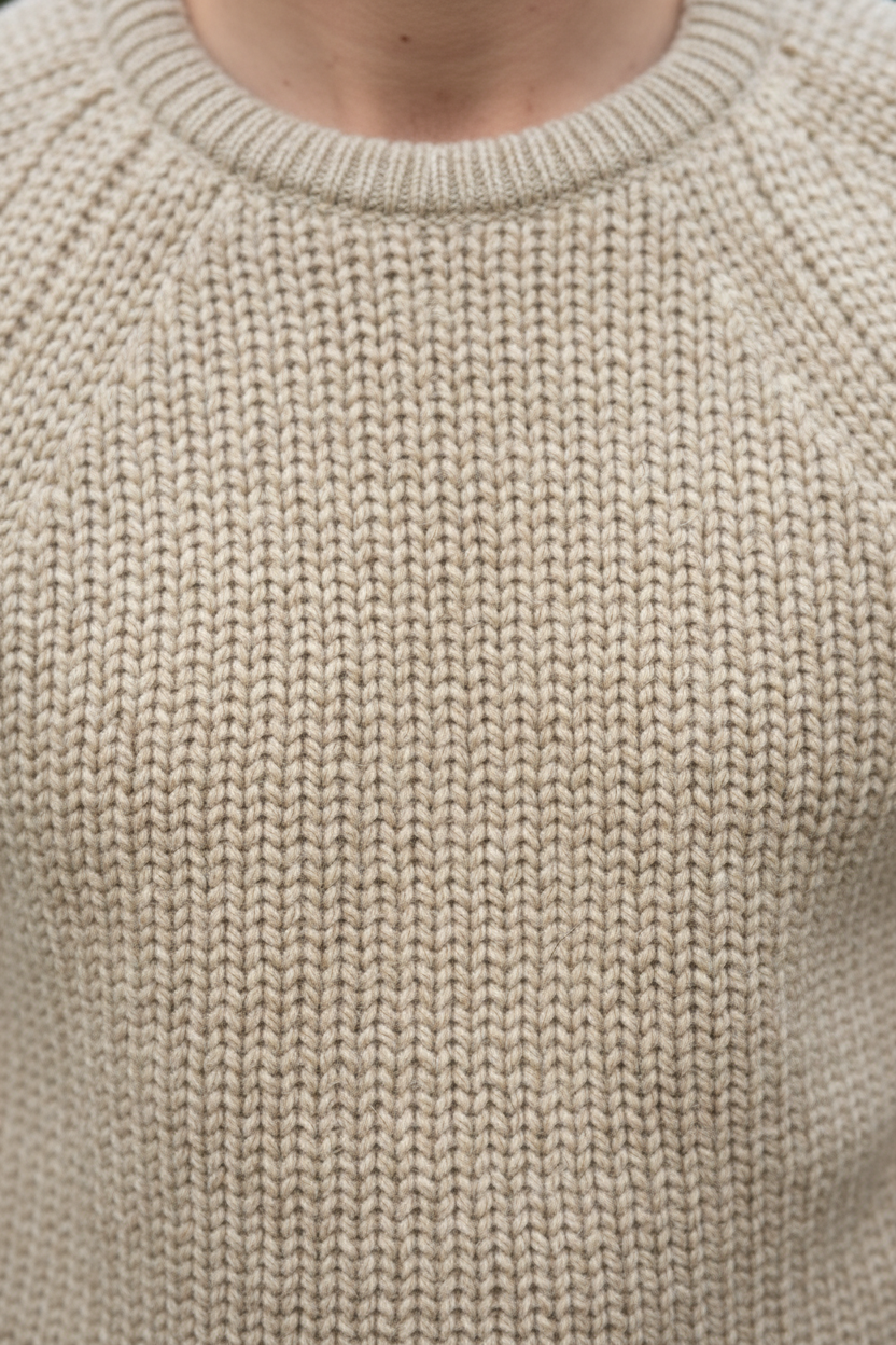 Fisherman Rib Sweater Parsnip